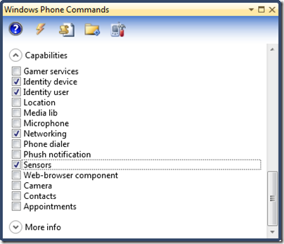 开发WP7项目的好工具: Windows Phone Commands